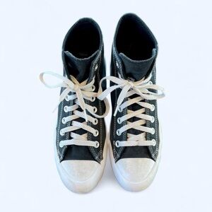 Converse Black and White High-Tops